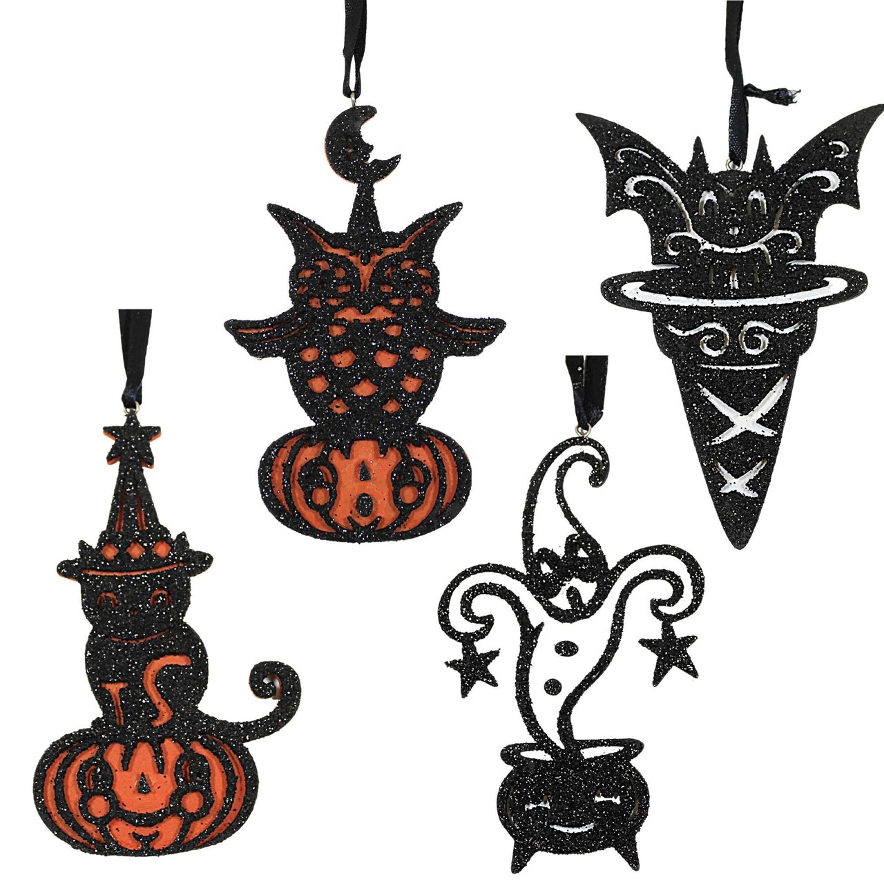 Johanna Parker 5.0 Inch Character Ornaments Halloween Tree Ornament Set , Halloween Decor Johanna Parker Design